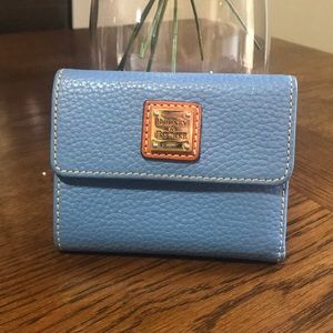 Dooney & Bourke Small Flap Wallet blue
